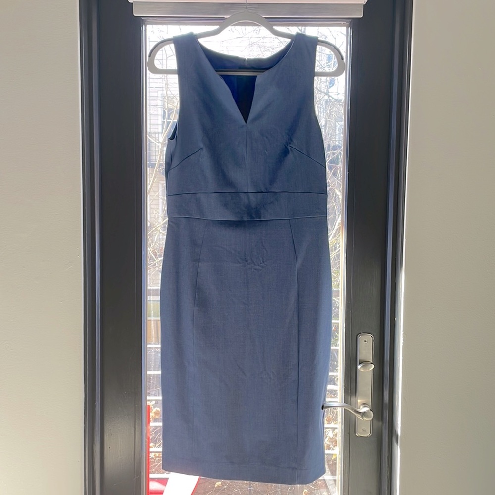 Banana Republic Blue Sleeveless Dress